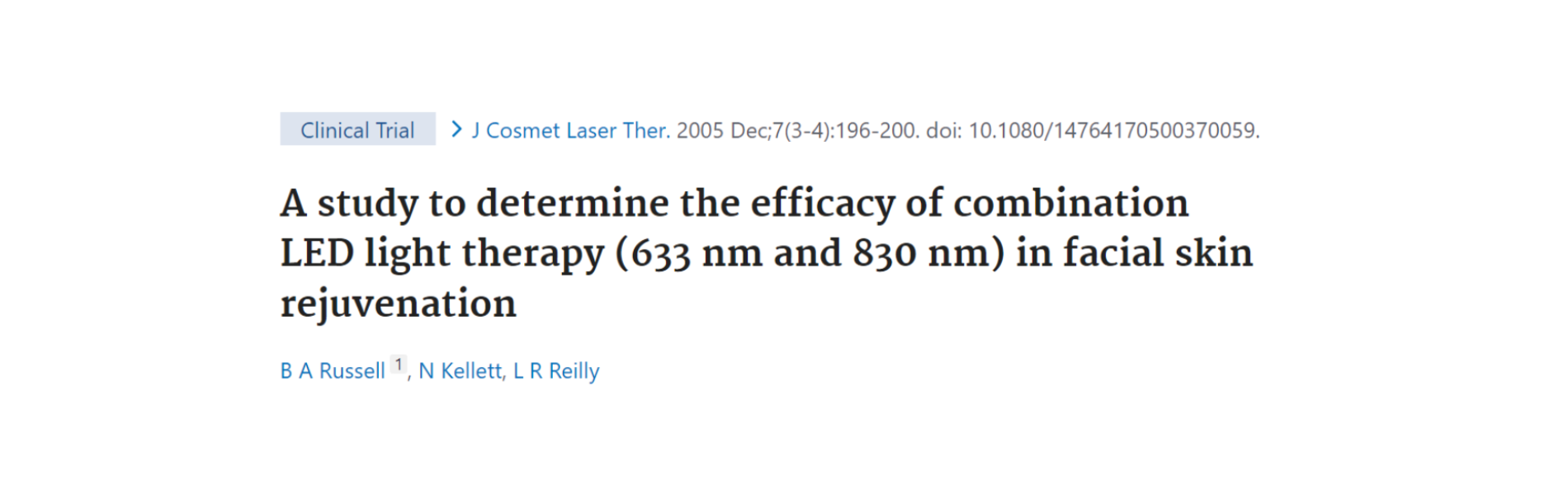 RED AND INFRARED LIGHT THERAPY FOR FACIAL REJUVENATION