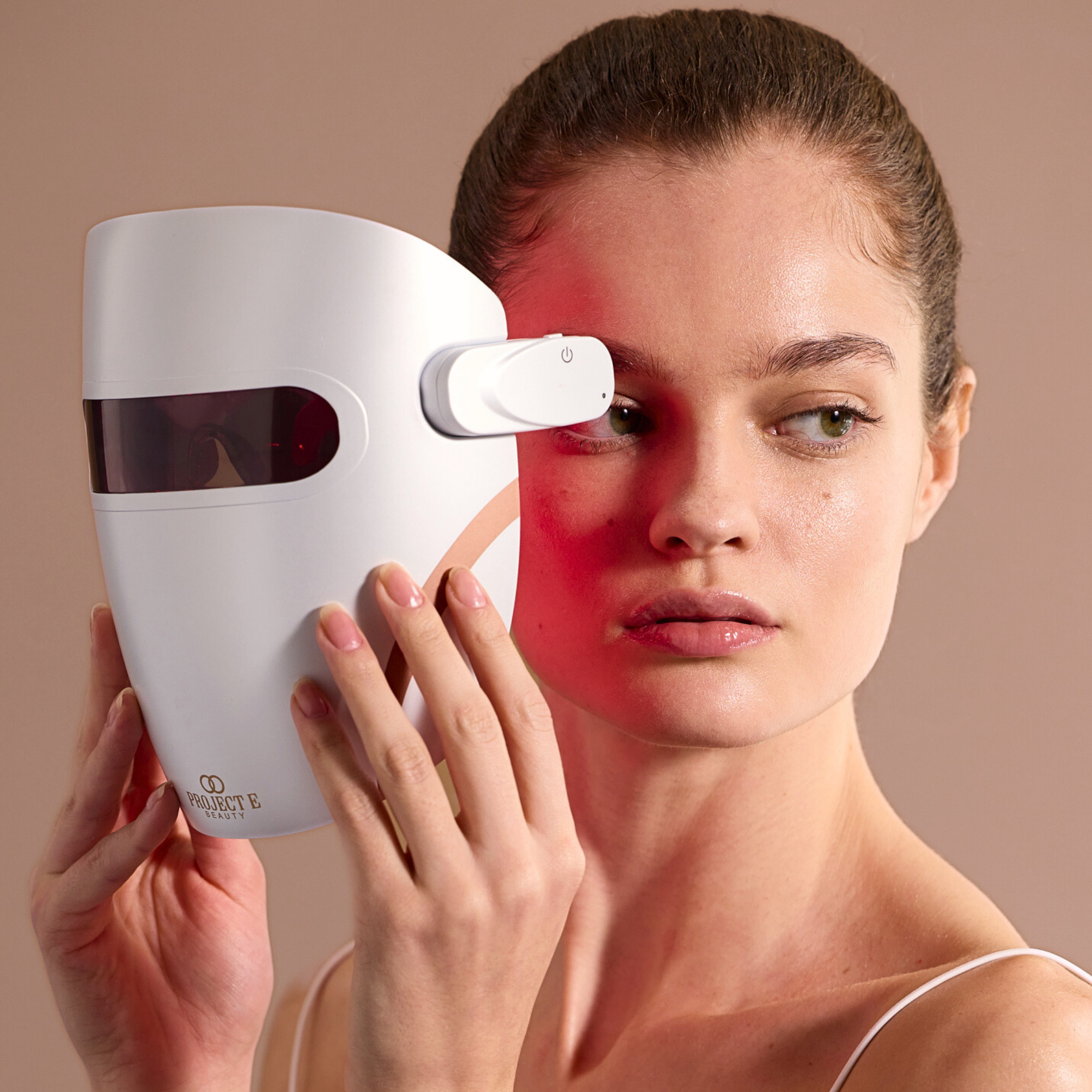 Most advanced anti-aging + anti-acne light therapy treatment combining red, infrared and blue for deep skin renewal